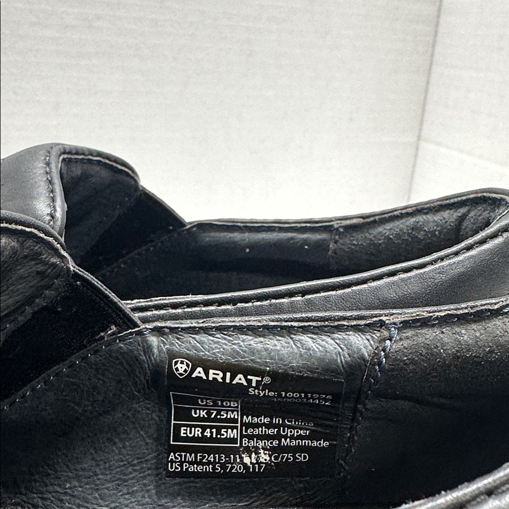 Ariat Expert Safety Clogs Slip On Shoes Composite Toe Leather Black Womens 10 - Picture 9 of 12